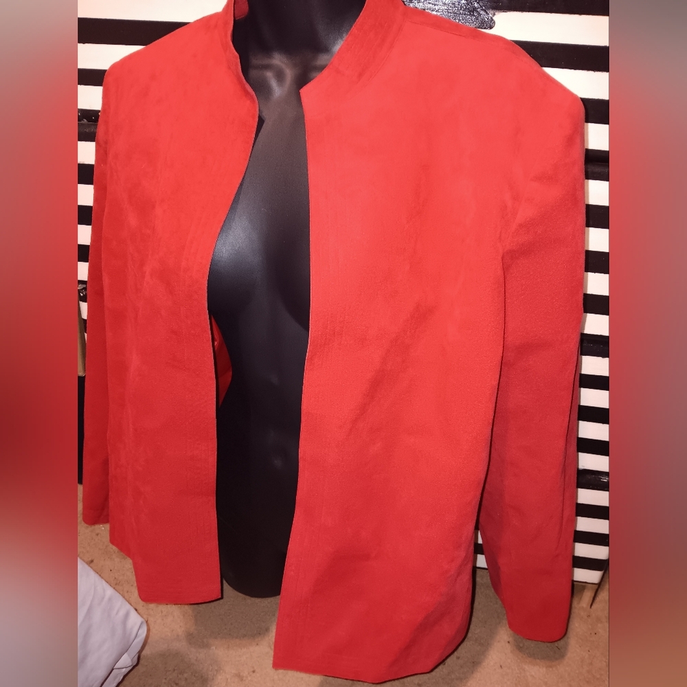 Elegant Red Women's Jacket